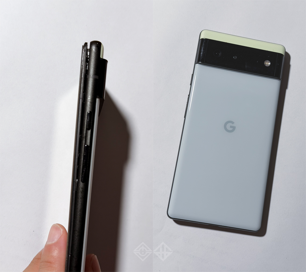 Google Pixel 6 電池膨脹造成螢幕隆起